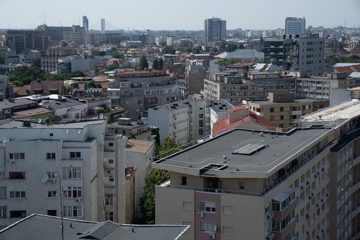City Tower View Bukarest Kültér fotó